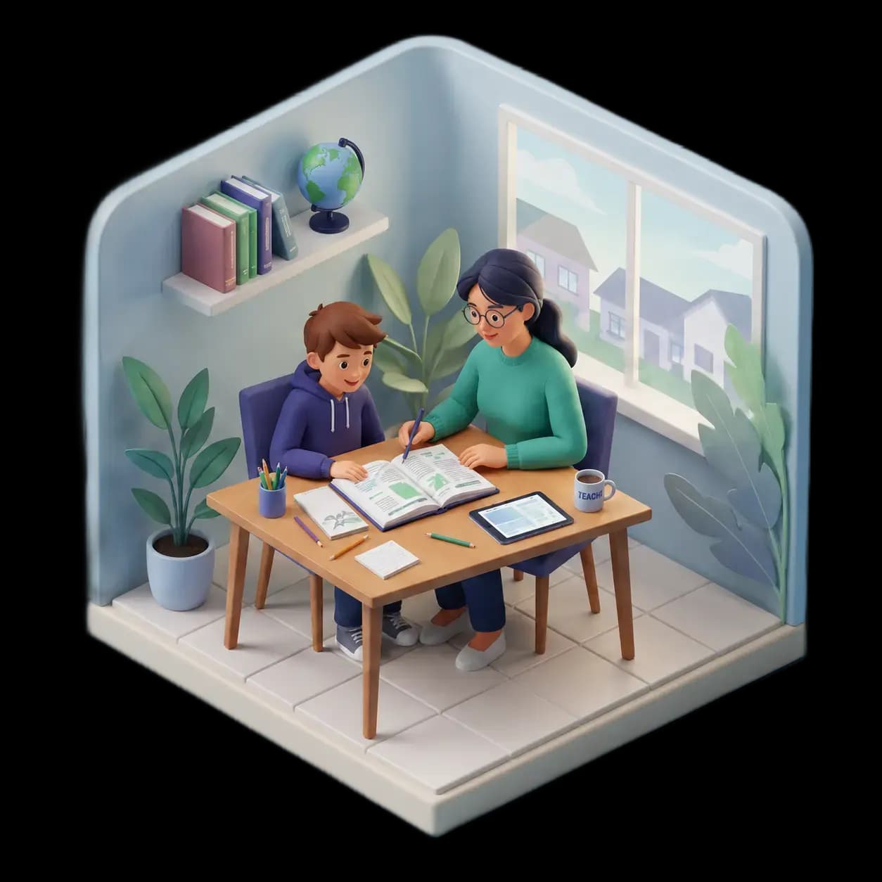 Home Tutor Illustration
